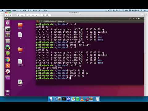 黑马程序员 Linux 教程： 64 用户权限 04 chmod修改文件权限
