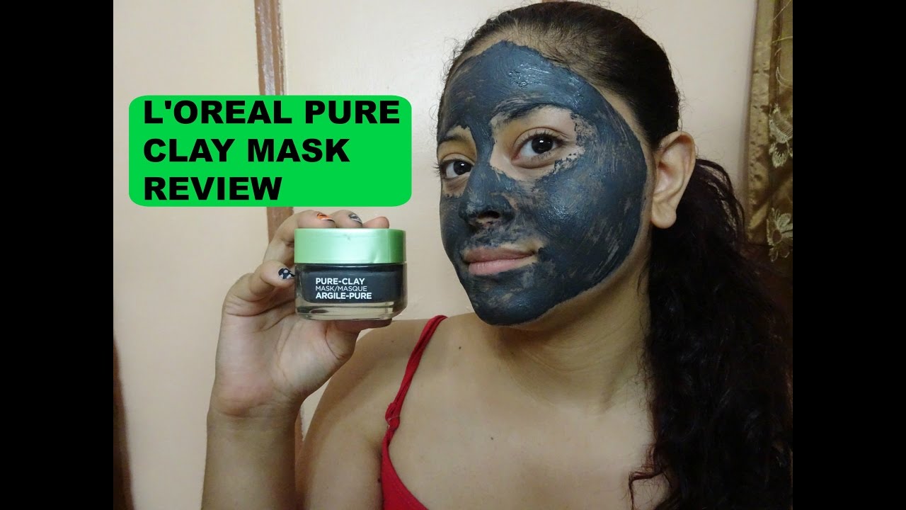L'OREAL PURE CLAY MASK REVIEW(+DEMO) YouTube