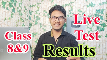 TEST RESULT CLAS 8&9