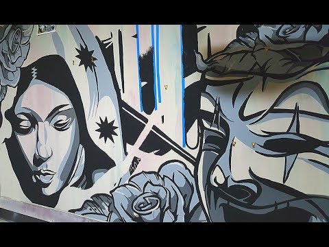 Migs x Eze | Mural Art Process Time Lapse | Cholo Art Tribute