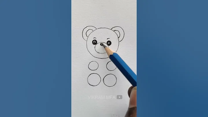How to Draw Very Easy Teddy Bear Drawing