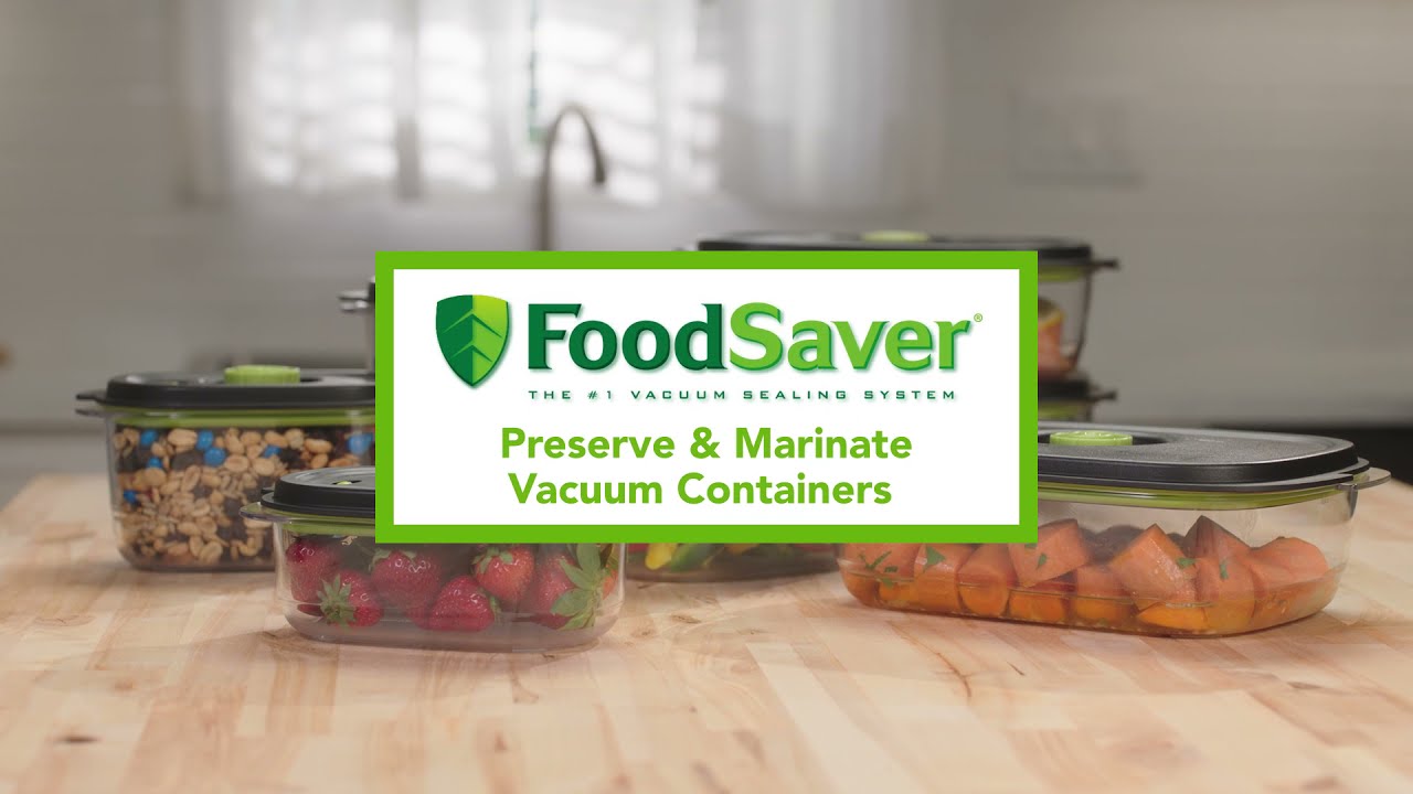 FoodSaver® Preserve & Marinate 3 + 5 Cup Containers VS0660