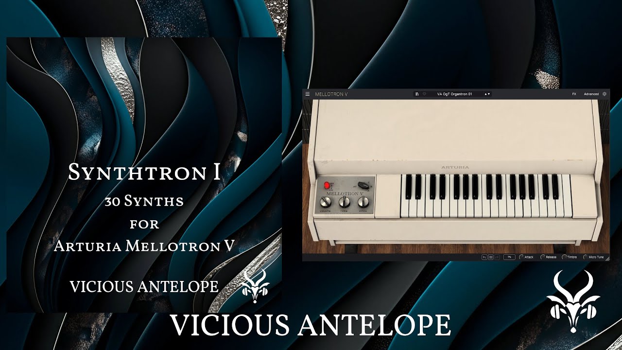 Arturia Mellotron V sounds by Vicious Antelope - Synthtron I