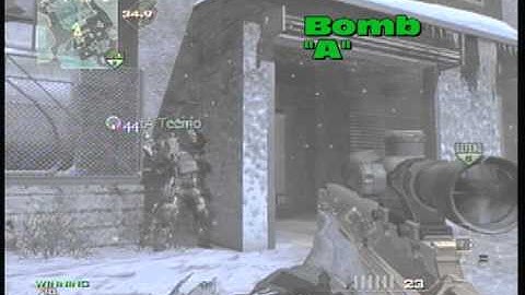 MW3 - Outpost Throwing Knife Spots (Search And Destroy)