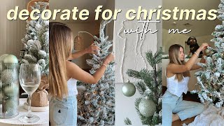 DECORATE FOR CHRISTMAS WITH ME 2022 🎄 || Unpack last years Christmas decor with me &amp; Christmas Prep