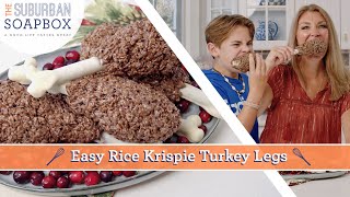 Easy Rice Krispie Treat Turkey Legs for Thanksgiving