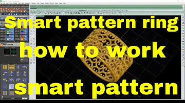 How to work smart pattern jewellery cad design-rhino5-gemvision matrix9 #cad #rhino