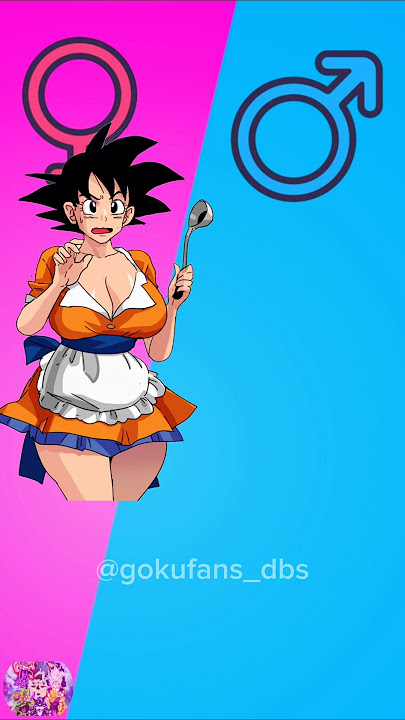 Dragonball Character ♀️ Genderswap #shorts #dbs #dragonball #goku