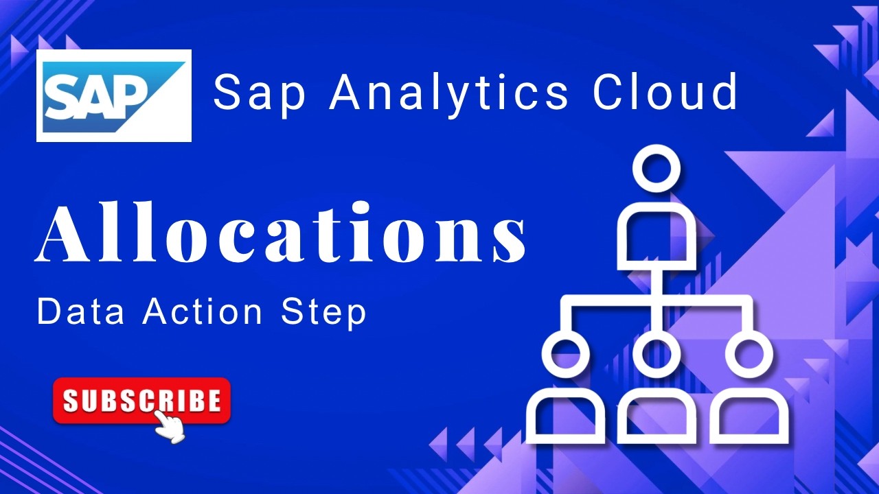 SAP Analytics Cloud (SAC) | Planning | Data Actions | Allocation Step ...