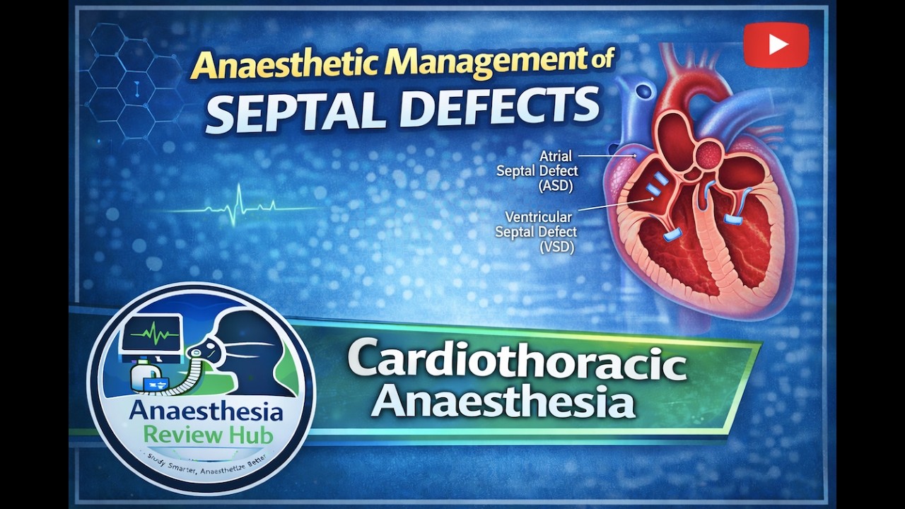 Anaesthetic Management of Septal Defects | Cardiothoracic Anaesthesia | Anaesthesia Review Hub