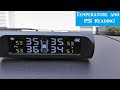 Tire Pressure Monitoring System Wireless Solar TPMS