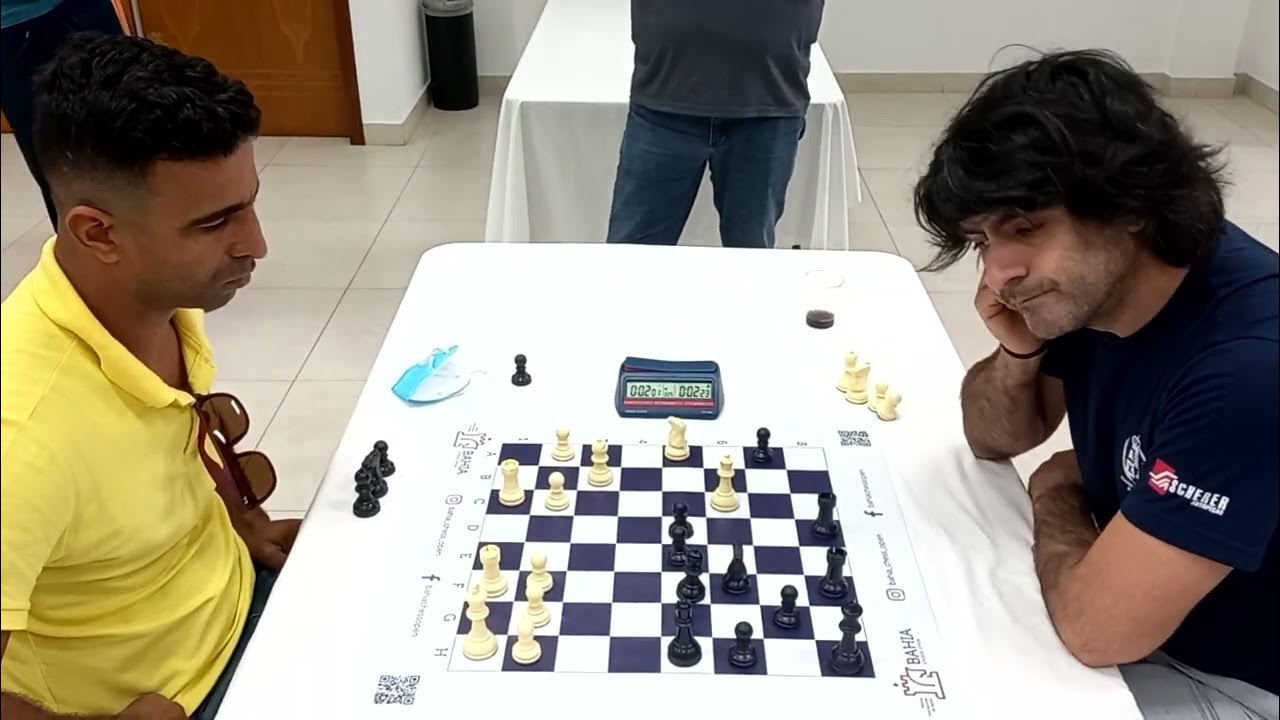Bahia Chess Open 2022 Partida blitz entre carlos Leandro x GM José
