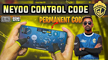 (NEW) Neyoo Control code & No Recoil Sensitivity Code l 2023 l BGMI & PUBG ll 2 finger claw