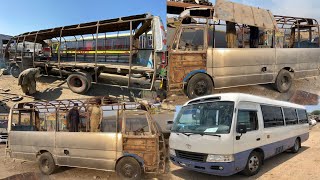 Handmade Hino Bus Production in Pakistan[Amazing Restoration process Hino Bus…