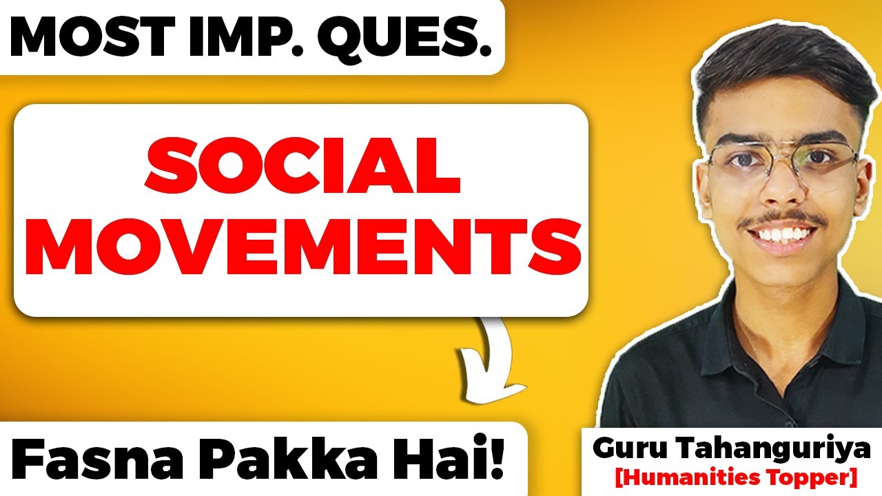 Social Movements Class 12 Sociology Most Important Questions for Board