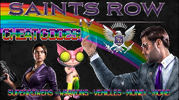 Saints Row IV (PC-XBOX 360-PS3) CHEAT CODES