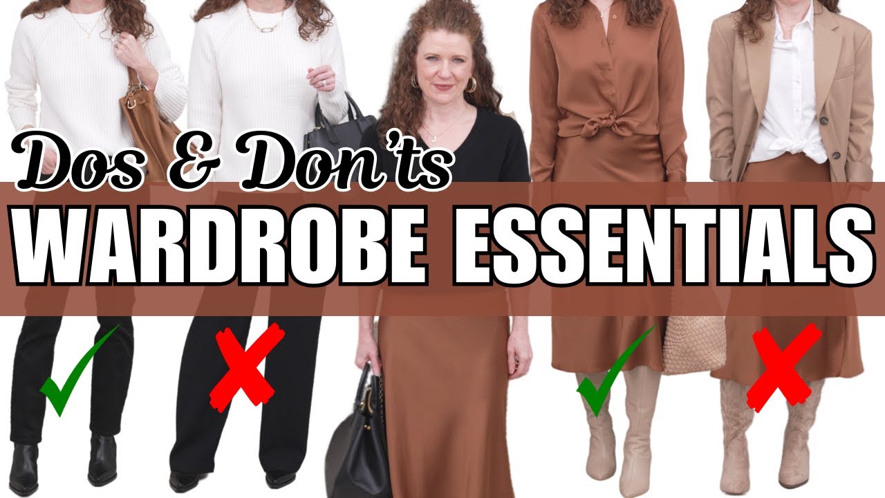 Dos & Don'ts Of Basic Wardrobe Essentials For Fall 2023 Including One FUN  FALL Essential TREND! 