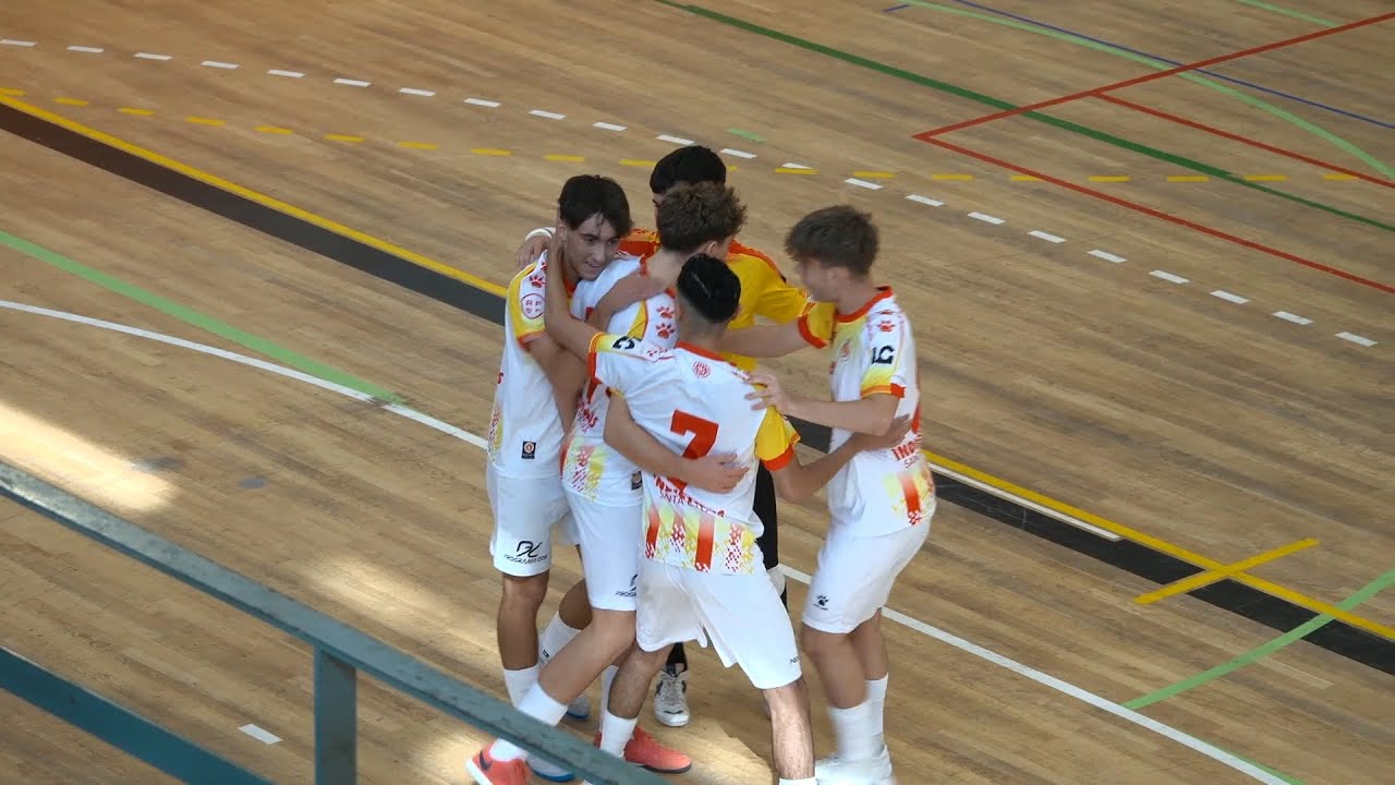 Resum Futsal Camo Mataró -  Industrias Santa Coloma.Divisió d'Honor Juvenil Nacional. G.3 J3 25-26