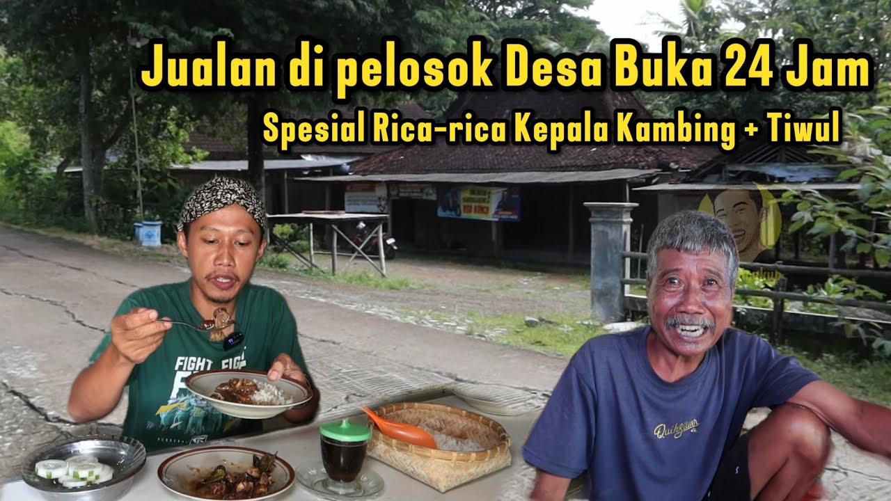 Merapat ke pelosok Wonogiri, menemukan rica-rica kepala kambing spesial nasi tiwul buka 24 jam!