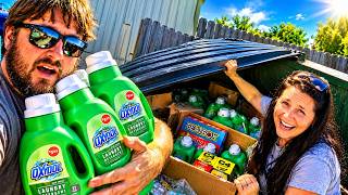 FREE Laundry Detergent for Months — Insane Dumpster Dive Find
