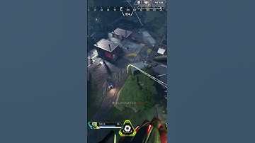 Caustic Skyfall Shot!🎯 Insane Peacekeeper Hit While Dropping | Apex Legends Shorts