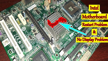 Intel G41T-TM Motherboard Restart Problem & No Display Solution Tips By Tanvir Computer & Scientist