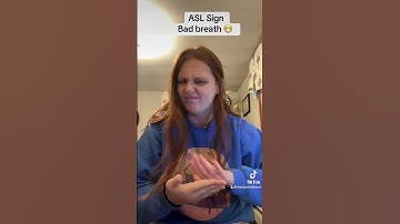 Learn How To Sign "Bad Breath" in ASL for Beginners | American Sign Language #shorts