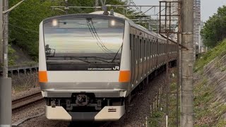 JR東日本E233系0番台T39編成　青梅特快青梅行きが西国分寺駅を通過
