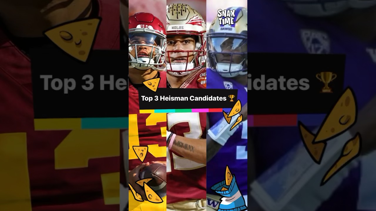 my top 3 Heisman candidates so far. 🏆Heisman CFB CalebWilliams YouTube