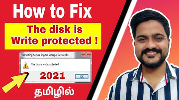 How to Fix "The disk is write protected " in laptop | #laptoperror | Tamil | Mr.tech