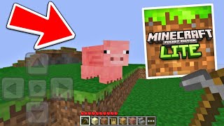 Playing Minecraft PE LITE In 2023!