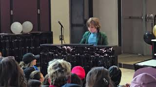 Maks plays Fur Elise and "snow" at a school talent show!