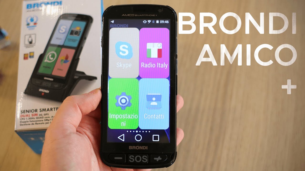 Update BRONDI AMICO Smartphone+: lo smartphone per gli anziani? | RECENSIONE