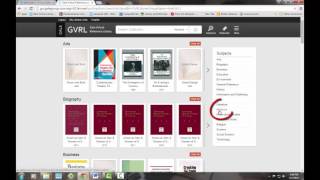 How to use Gale Virtual Reference Library