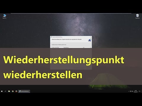 Video: So Finden Sie Einen Systemwiederherstellungspunkt