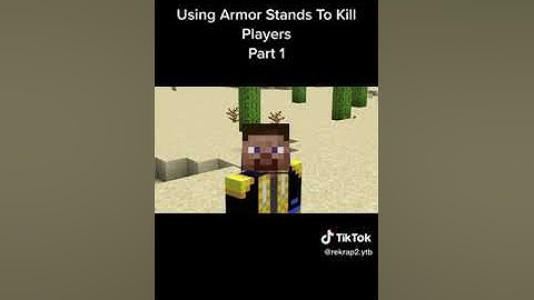 Using Armor Stands Ti Kill Players! @rekrap2 @ClownPierce #minecraft