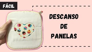 PASSO A PASSO - DESCANSO DE PANELA - SUPER FÁCIL