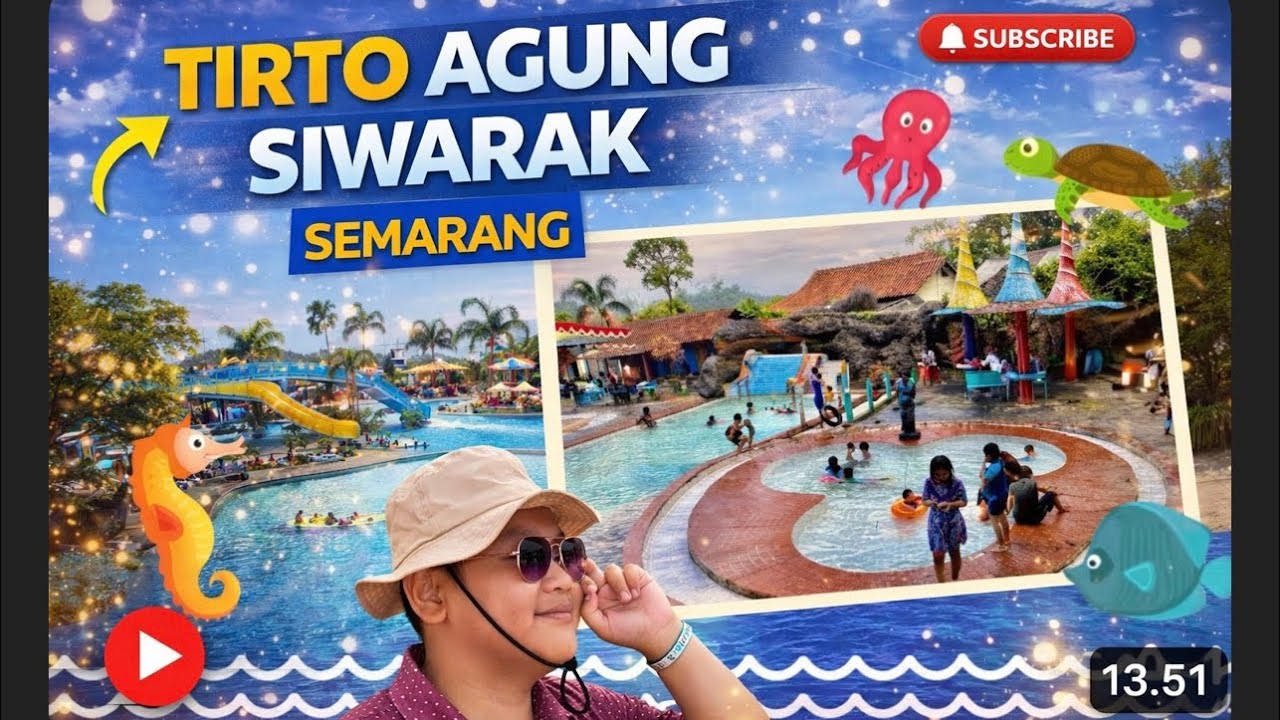 🔴#235 New Tirto Agung Siwarak Ungaran Semarang‼️ kolam renang di kaki gunung ungaran