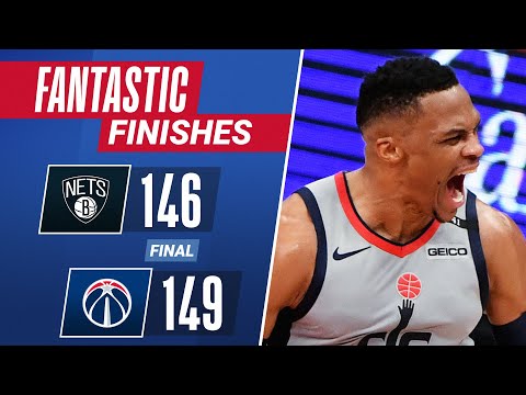 WESTBROOK & BEAL Come Up CLUTCH In Final Seconds To Guide Wizards Over Brooklyn!