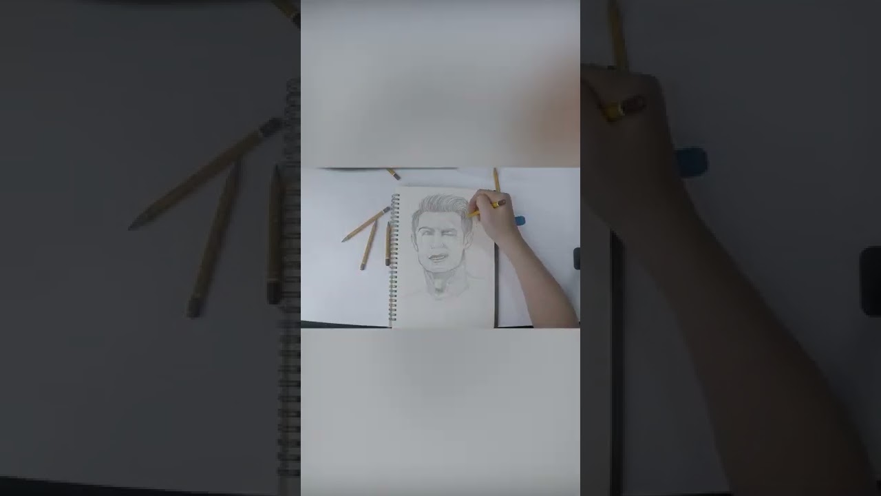 ⁣vẽ siêu phẩm ronadol triệu view #shorts