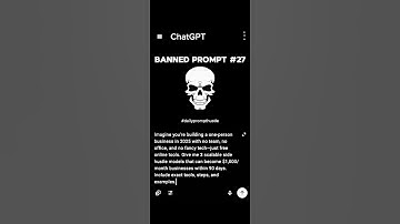 Stop scrolling and try this prompt 💯👇 #memes #incomesource #chatgptprompt #wealthmindset #sigma