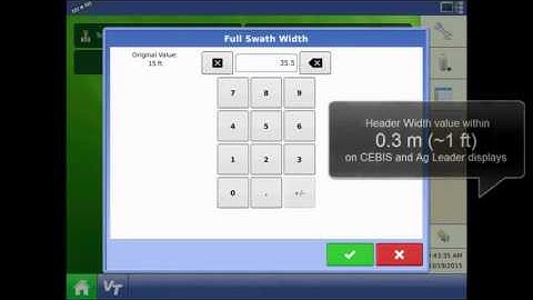 How to setup a yield monitor on Ag Leader console
