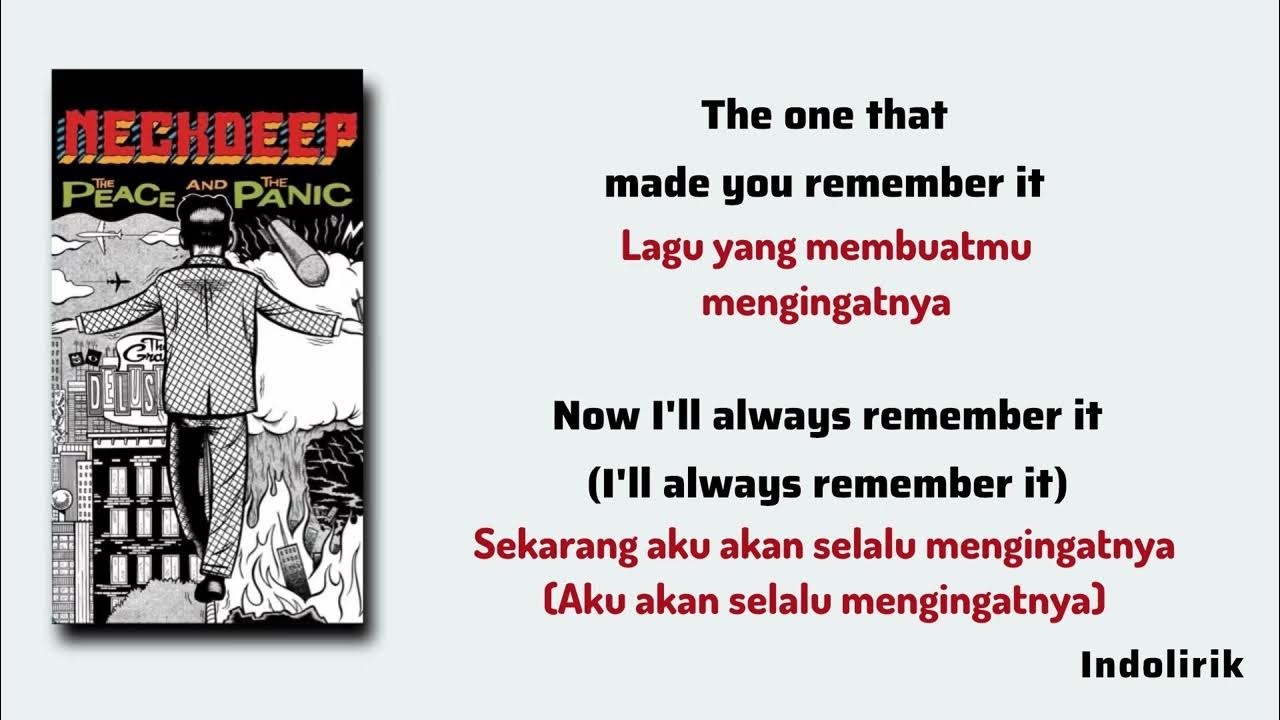 Wish You Were Here - Neck Deep | Lirik Terjemahan Indonesia Wish You Were Here - Neck Deep | Lirik Terjemahan Indonesia