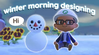 Early morning winter island designing is bliss