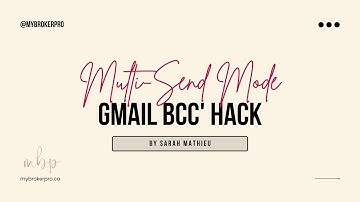 GMAIL  - Multi Send Mode Trick