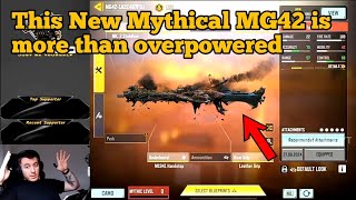 This new Mythic MG42 is Overpowered CoD Narco's Reaction after using the new MG42 COD Mobile