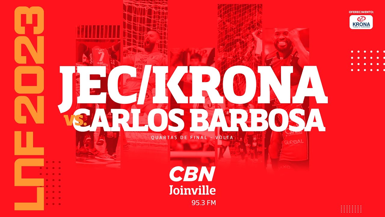 AO VIVO - JEC/Krona Futsal x Carlos Barbosa