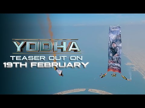 YODHA - Mid Air Poster Drop | Sidharth Malhotra | Sagar Ambre & Pushkar Ojha | Karan Johar