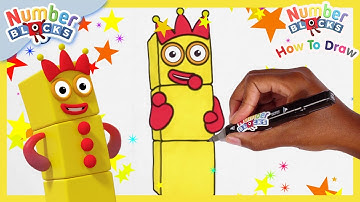 How to draw Numberblock Three | Drawing Tutorial for Kids | @Numberblocks