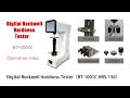 How Does A Digital Rockwell Hardness Tester Work?(RT-1001C)